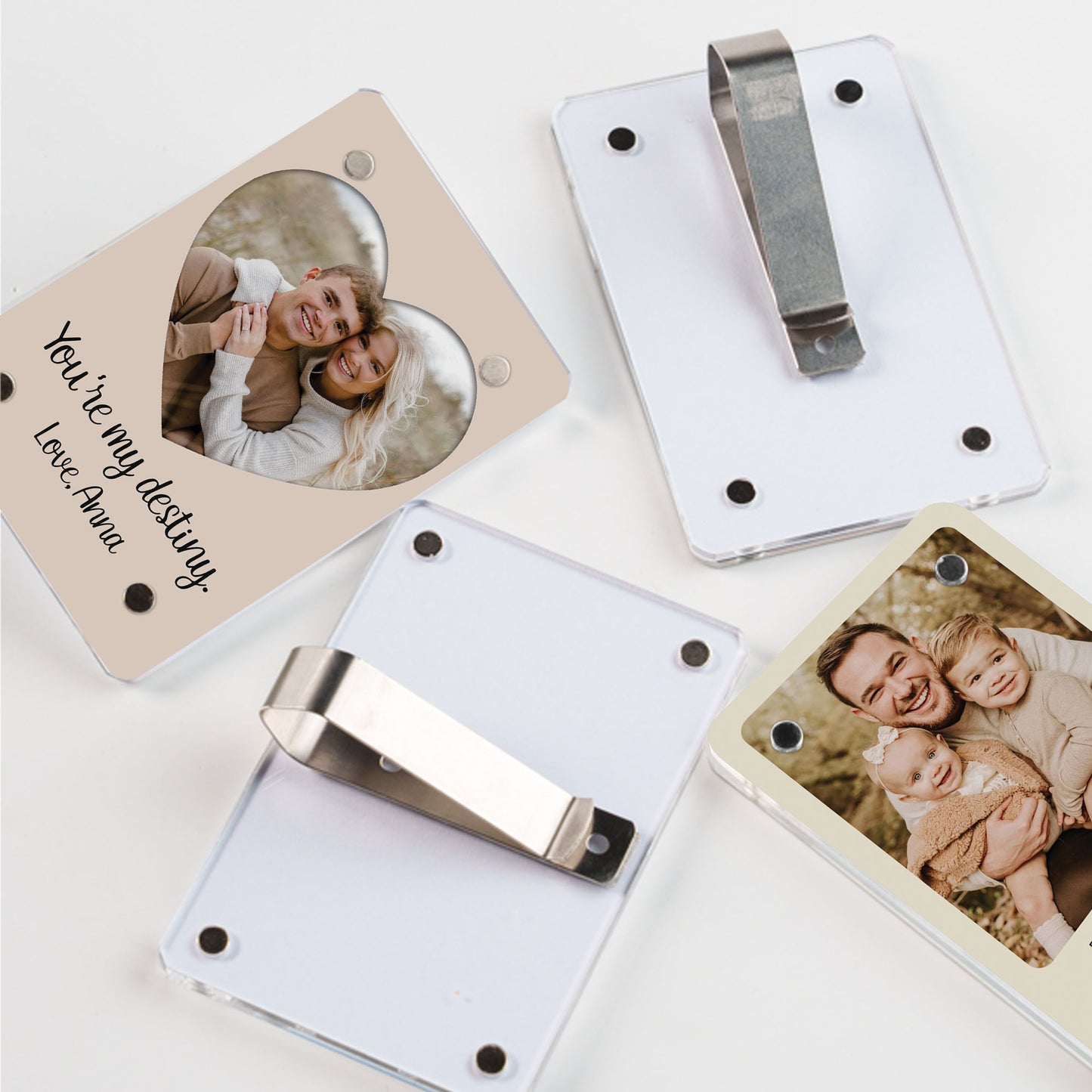 Personalized Sun Visor Photo Clip, Custom Picture Car Visor Clip, Drive Safe Gift, Anniversary Gift for Boyfriend